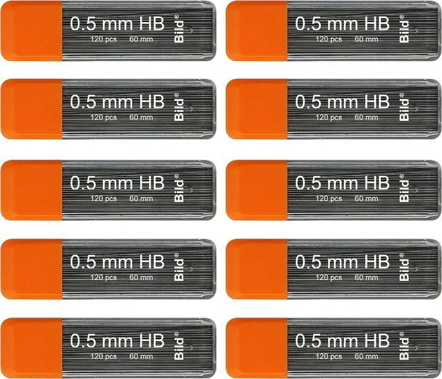 Alt view image 2 of 7 - 1200 Premium 0.5 Lead Refills for Mechanical Pencils (HB Mega, 0.5 mm)