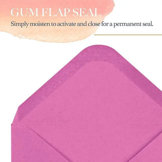 Alt view image 5 of 7 - Gift Card Envelopes - 160-Count Mini Envelopes, Paper Business Card Envelopes, Bulk Tiny Envelope Pockets, 16 Colors, 4 x 2.7 Inches
