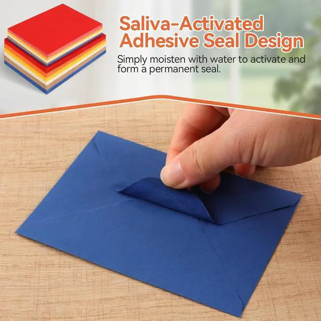 Alt view image 4 of 7 - Azureal 72PCS Blank Cards with Envelopes, Mini Envelopes With Blank Note Cards, Self-Adhesive Business Card Envelopes for Wedding, Bridal, Baby Shower, Graduation, Business (Morandi Color)