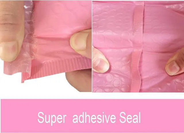 Alt view image 6 of 7 - 25 Pack 4x6 Inches Small Pink Poly Bubble Lined Mailers Padded Shipping Envelopes Self Seal Mailer Waterproof, Shockproof and Dustproof (Pink 4x6 Inches-25pcs)