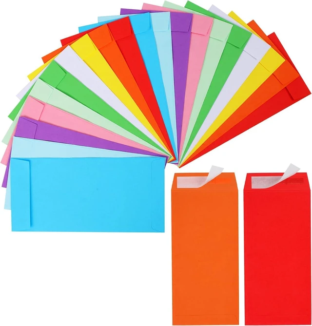 Main image of Cash Envelopes -120 Envelopes Money Saving Challenge, 3.2x6.6inch Money Envelopes for Budgeting, Coins, Checks, Gift Cards & Tickets