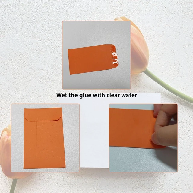 Alt view image 4 of 7 - 100 Pack Coin and Small Parts Envelopes, Colorful Money Envelopes, 2.25x3.5 Inch, Adhesive Closure