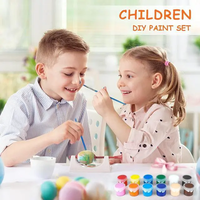 Alt view image 2 of 6 - 5 Pack Mini Acrylic Paint Set,12 Colors Acrylic Paints Strips for Adults Craft Paint,70 PCS Painting Kit Container Strips Storage, Perfect for Home Birthday Party Favors