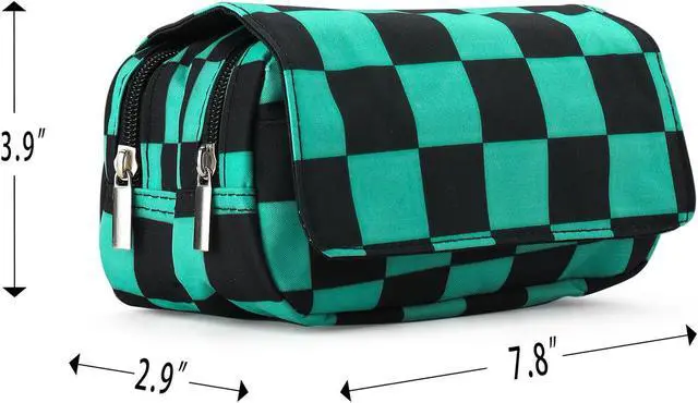 Alt view image 3 of 5 - Pencil Case, Large Capacity Pencil Pouch Holder, Green