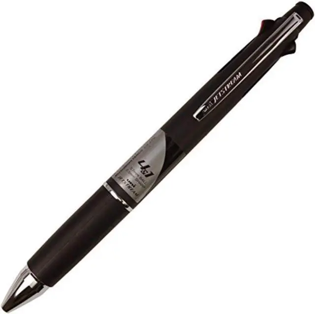 Main image of uni JETSTREAM 4&1 Red, Green, Blue, and Black 0.7mm Ballpoint Multi Pen and 0.5mm Mechanical Pencil (Black)