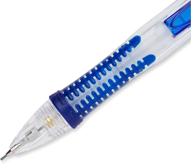 Alt view image 3 of 3 - 1759214 Clear Point Mechanical Pencil Starter Set, 0.9 mm, Lime Green, Royal Blue, 2/Set
