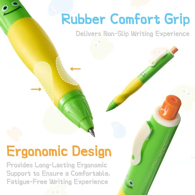 Alt view image 3 of 7 - 8 Pack 2.0mm HB Kids Mechanical Pencils, Break-Resistant Thick Lead