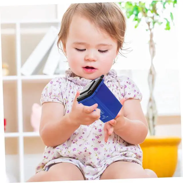Alt view image 5 of 7 - 4pcs Mini Trash Can Simulation Trash Bin Kids Trash Can Toys Simulation Trash Cans Learning Toy Photo Prop Kids Toy Sorting Garbage Bin Teen Girl Kids Early Education