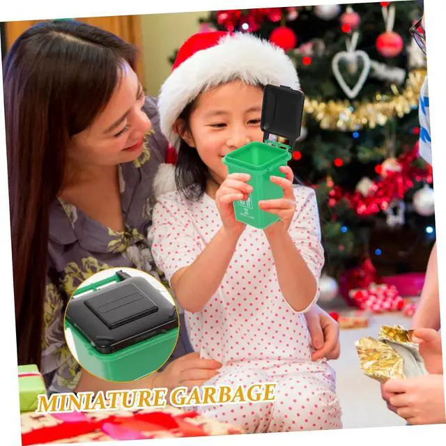 Alt view image 3 of 7 - 4pcs Mini Trash Can Simulation Trash Bin Kids Trash Can Toys Simulation Trash Cans Learning Toy Photo Prop Kids Toy Sorting Garbage Bin Teen Girl Kids Early Education