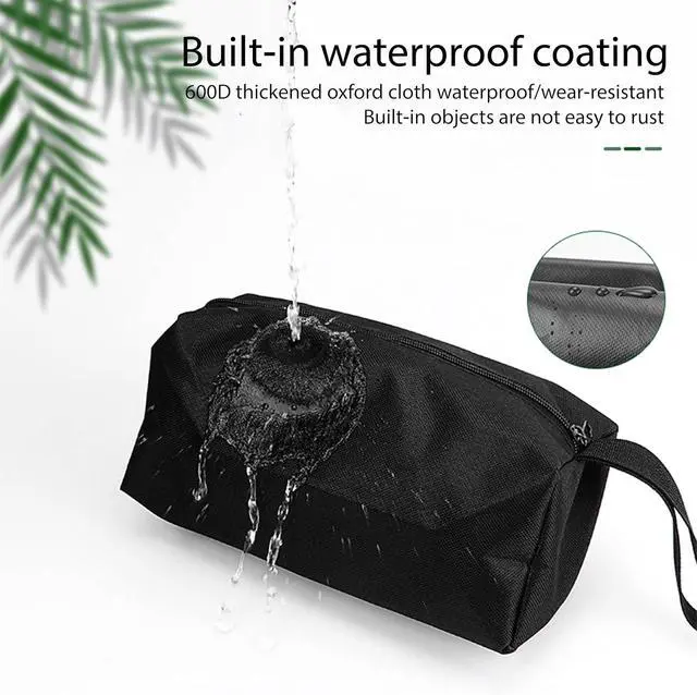 Alt view image 4 of 7 - Tool Pouch Bag 2 Pcs Canvas Tool Pouch,Multi-Purpose Tool Bags, Multi-Purpose Small Zipper Tool Pouchs,Screwdriver Tool Bag Set for Organizer Storage Various Electrician Tools