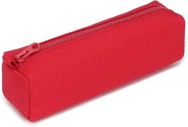 Main image of Pencil Case Lightweight and Durable Ideal Pencil Pouch for School and Office Supplies (Red,Oxford)