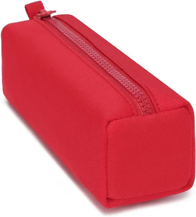 Alt view image 7 of 7 - Pencil Case Lightweight and Durable Ideal Pencil Pouch for School and Office Supplies (Red,Oxford)