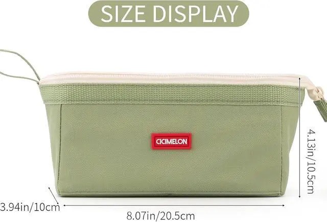 Alt view image 5 of 7 - Pencil Case Large Capacity Pencil Pouch Pen Bag for School Teen Girl Boy Men Women