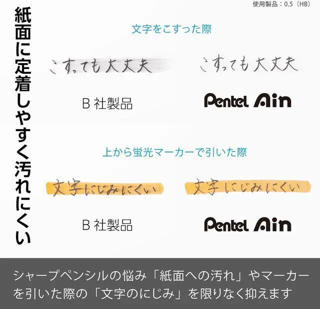 Alt view image 3 of 7 - Ain 0.02 inch (0.5 mm) HB 3 pcs XC285HB-3P