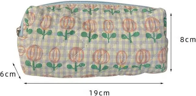 Alt view image 7 of 7 - Pencil Case Pen Case Office College School Storage Bag Pouch Holder Box Organizer Makeup Pouch Cosmetic Bag Aesthetic Cute Pencil Case for Girls Boys Kids (S)