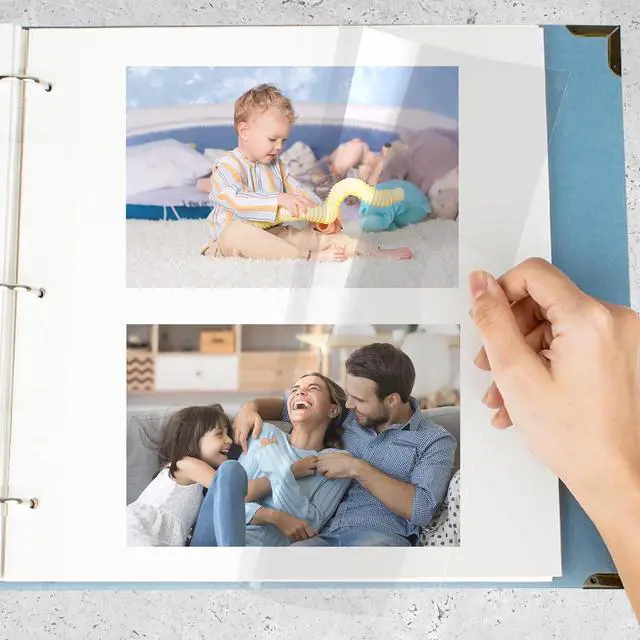 Main image of Self Adhesive Photo Album Refill Pages 3 Ring Binder 40 Pages