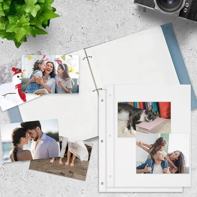 Alt view image 5 of 6 - Self Adhesive Photo Album Refill Pages 3 Ring Binder 40 Pages