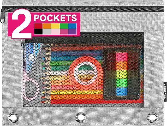 Main image of Adorable Zipper Pencil Pouch,Cute Zipper Pouch for 3 ring Binder