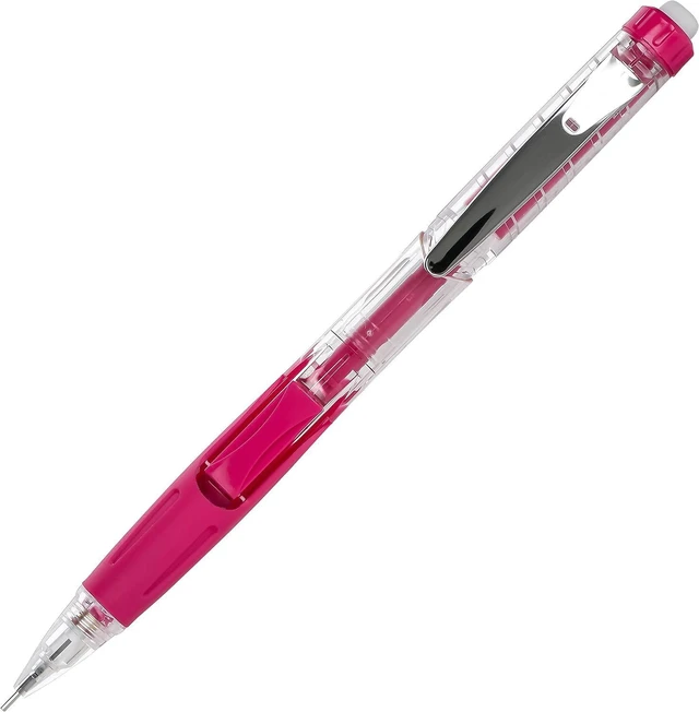 Alt view image 4 of 7 - Twist Erase Click Automatic Pencil with 2 Eraser Refills and Lead, 0.7mm, Assorted Barrels, Color May Vary, 2 Pack (PD277TLEBP2)