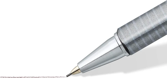 Alt view image 3 of 5 - triplus Micro 0.5mm Mechanical Pencils 3-pack: Retractable & Refillable #2 Mechanical Pencils with Twist Erasers, Ergonomic Triangular Grip for Writing, Drawing, Engineering & Drafting