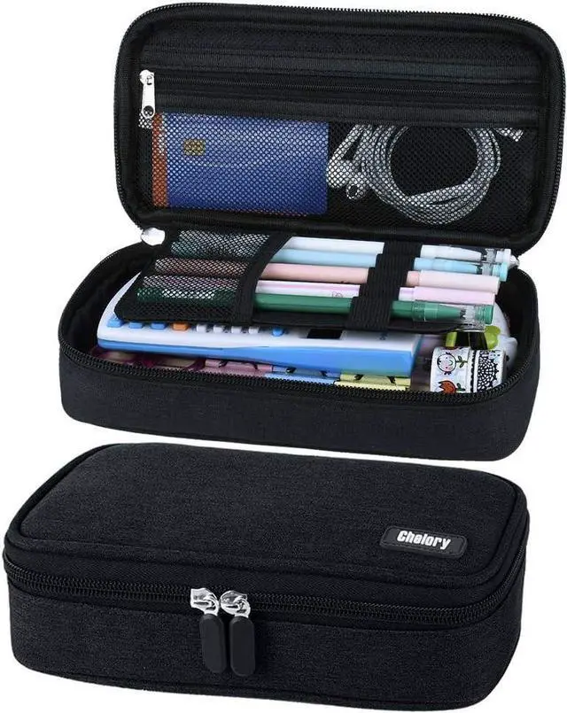 Main image of Big Capacity Pencil Case Large Pencil Bag Pouch Pen Case Pencil Marker Holder Stationery Storage Makeup Bag for Office Supplies Adults