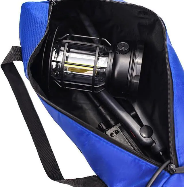 Alt view image 3 of 7 - Small Canvas Tool Pouch,Waterproof Zipper Bag Organizer,Utility | 2Pc 600D Waxed,Heavy Duty Multi Purpose,Screw Nut Nail Screwdriver,Portable Storage Bag,Tool Tote Case,Long Mini Blue Black