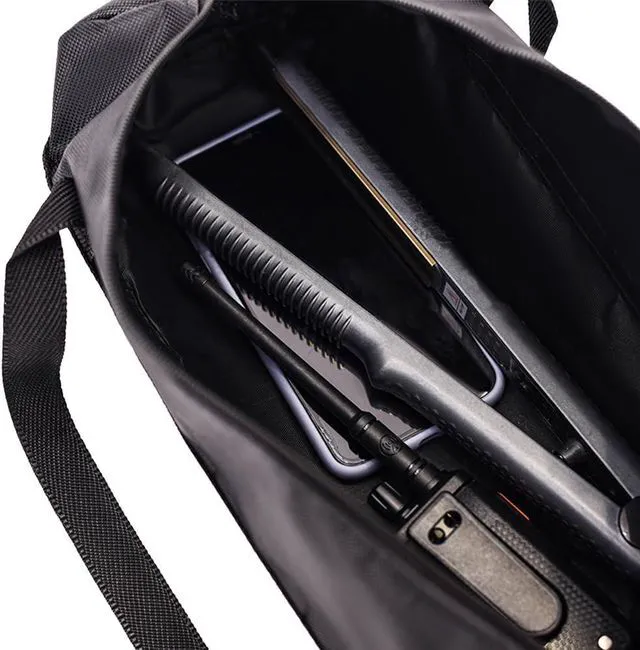 Alt view image 6 of 7 - Small Canvas Tool Pouch,Waterproof Zipper Bag Organizer,Utility | 2Pc 600D Waxed,Heavy Duty Multi Purpose,Screw Nut Nail Screwdriver,Portable Storage Bag,Tool Tote Case,Long Mini Blue Black