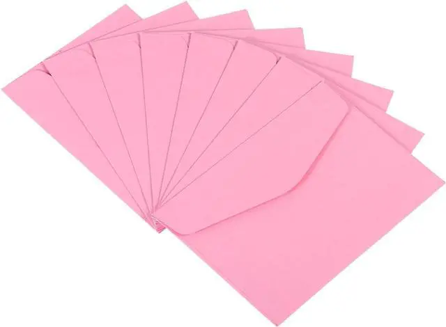 Main image of Mini Envelopes, 24 Pack Mini Gift Card Business Card Envelope for Small Note Cards Greeting Wedding, Pink