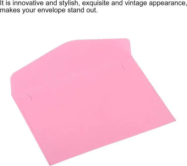 Alt view image 4 of 6 - Mini Envelopes, 24 Pack Mini Gift Card Business Card Envelope for Small Note Cards Greeting Wedding, Pink