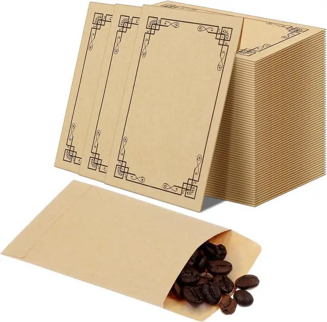 Main image of 200 Packs Seed Coin Envelopes 2.3 x 3.5 Inches Small Parts Kraft Coin Saving Envelopes Self Adhesive Seed Storage Packets for Storage Keys Cards Stamp Small Items(Kraft Color)
