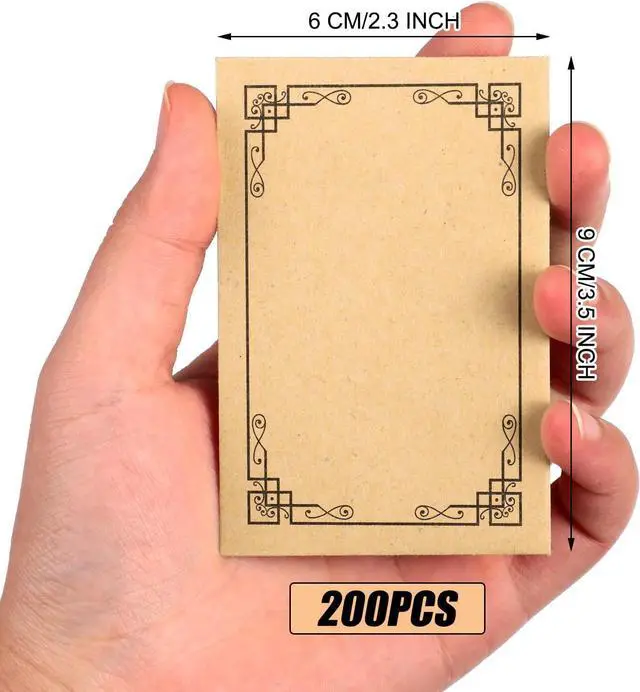 Alt view image 7 of 7 - 200 Packs Seed Coin Envelopes 2.3 x 3.5 Inches Small Parts Kraft Coin Saving Envelopes Self Adhesive Seed Storage Packets for Storage Keys Cards Stamp Small Items(Kraft Color)