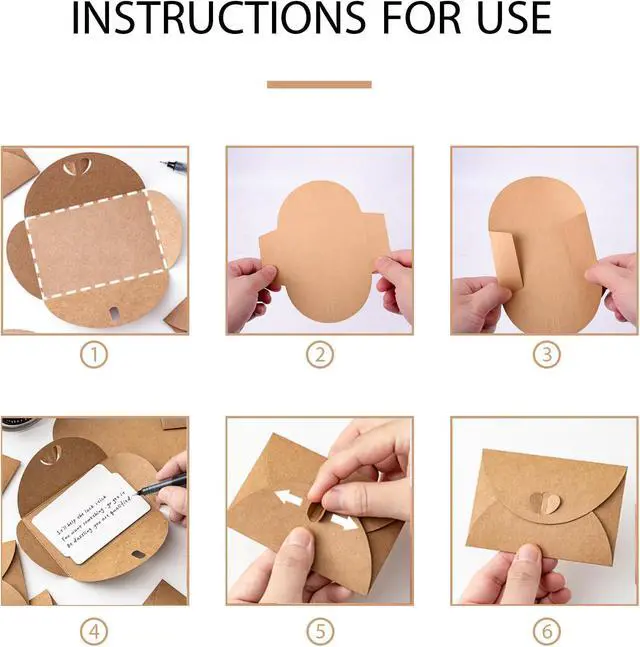 Alt view image 5 of 7 - 40 Pcs Mini Envelopes with Blank Cards,Gift Card Holders | Gift Card Envelopes (4.13" x 2.76") for Weddings, Christmas, Thanksgiving and Friendship Notes
