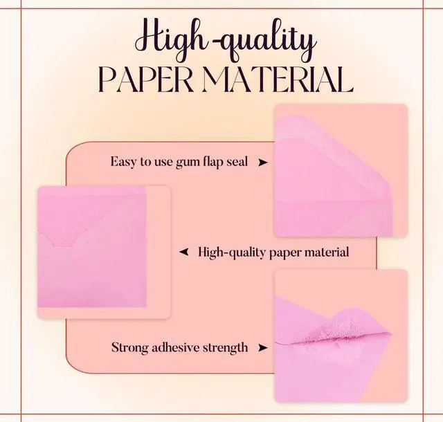 Alt view image 6 of 7 - 50PACK Gift Card Envelopes Credit Card Size Mini Envelopes Colorful Tiny Pocket Envelope For Business Card, Small Note Cards 10 Assorted Colors 4X2.75 Inches, Fit Credit Cards | Colorful Mini Envelope