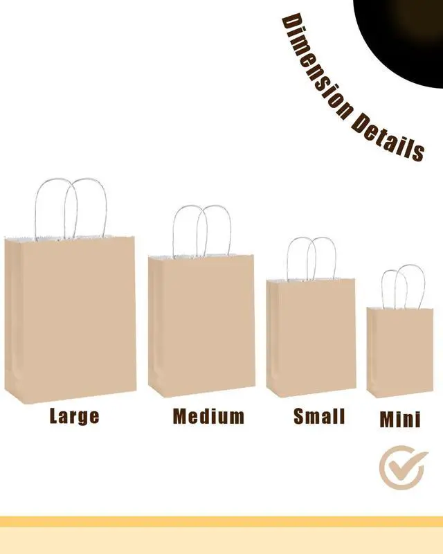 Alt view image 5 of 7 - 24PCS Mini Gift Bag with Handles Bulk 4.5"x2.5"x6" Gift Bags 24 Colors Bags Multiple Uses