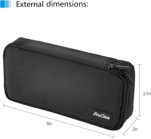 Alt view image 3 of 7 - Pencil Case Pen Bag for School Students Boys and Girls | Large Capacity Desk Pencil Holder Pouch with Double Zipper, Portable Stationery Organizer for School Office Supplies