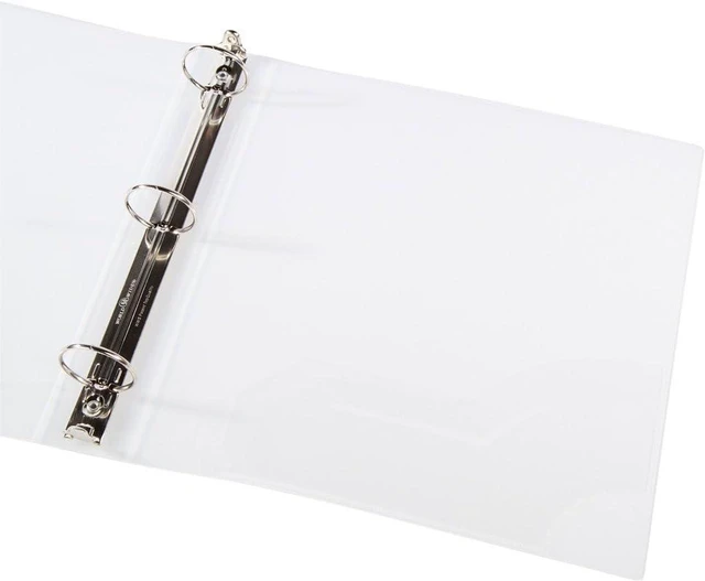 Alt view image 3 of 4 - Filexec Products 1-Inch 3 Ring Binder, Clear, Pack of 2 (50297-64223)