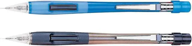 Alt view image 2 of 2 - Quicker Clicker Mechanical Pencil, (0.7mm), Transparent Blue Barrel, Pack of 2 (PD347BP2-K6)