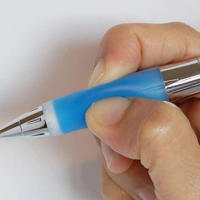 Alt view image 3 of 6 - Uni Alpha-Gel Shaker Mechanical Pencil - Royal Blue/Soft Grip 0.5mm (M5617GG1P.40)