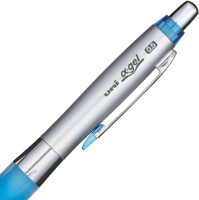 Alt view image 4 of 6 - Uni Alpha-Gel Shaker Mechanical Pencil - Royal Blue/Soft Grip 0.5mm (M5617GG1P.40)