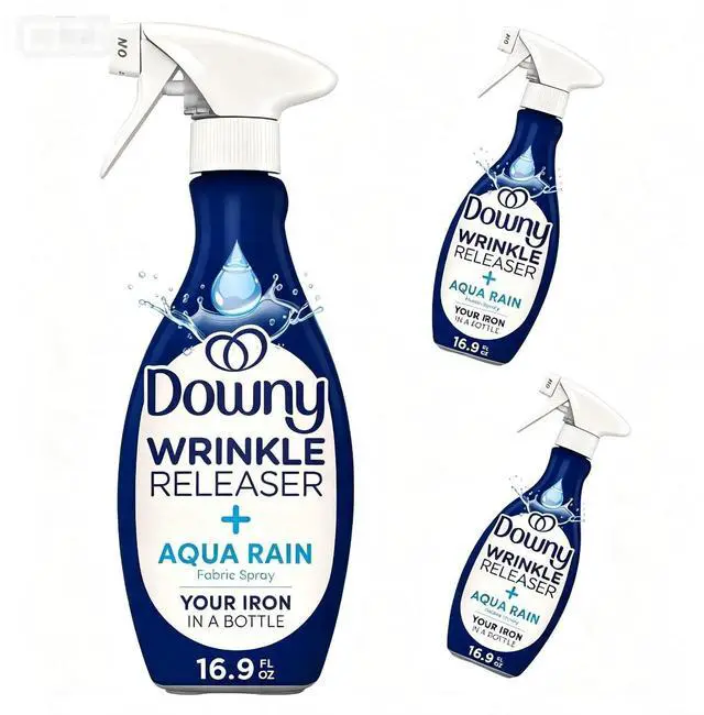 Main image of Wrinkle Releaser Fabric Spray Aqua Rain Scent 16.9 fl oz, Anti-Static Fabric Refresher, Fast Dry, No Ironing Required
