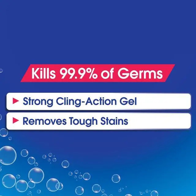 Alt view image 3 of 5 - 2 Pack Fresh Scent Toilet Bowl Cleaning Gel 24oz Each, Strong Cling Action for Stubborn Bathroom Stains