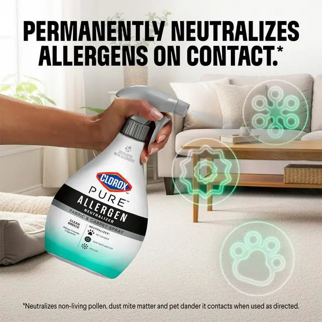 Alt view image 4 of 4 - 26 fl oz Allergen Neutralizing Spray for Soft Surfaces, Neutralize Pet Dander, Dust Mite Matter & Pollen