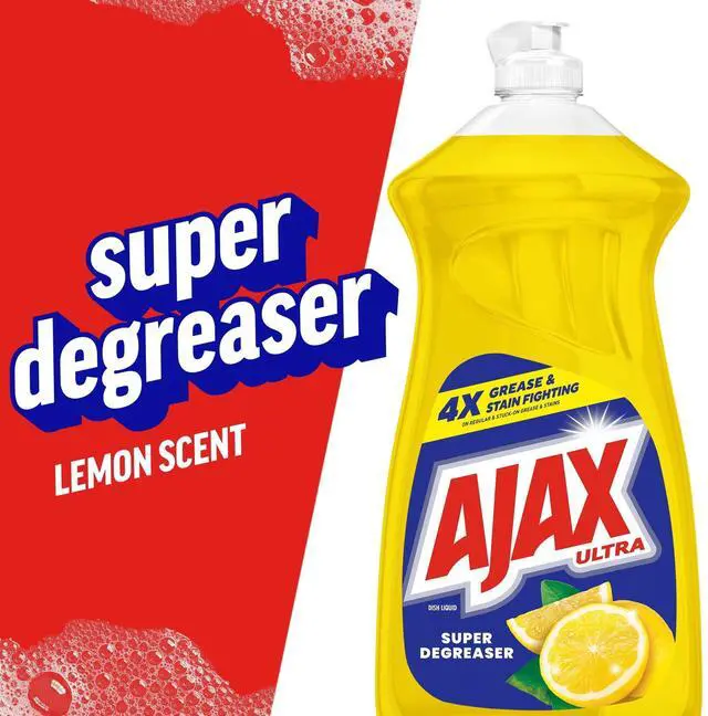 Alt view image 2 of 5 - 24oz Clean Lemon Dishwashing Liquid, Heavy-Duty Grease Cutting Dish Soap, Multi-Surface Household Cleaner