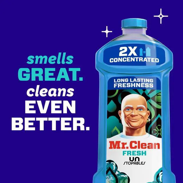 Alt view image 4 of 5 - 2X Concentrated All Purpose Cleaner Unstopable Fresh Scent 41 fl oz, Multi-Surface Grease & Grime Remover