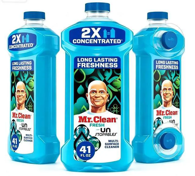 Main image of 2X Concentrated All Purpose Cleaner Unstopable Fresh Scent 41 fl oz, Multi-Surface Grease & Grime Remover