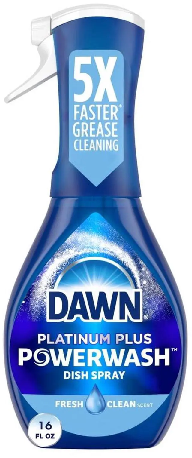 Alt view image 4 of 5 - 16 Fl Oz Dishwashing Spray Starter Kit, No Pre-Rinse Required, Spray-Wipe-Rinse Dish Cleaner