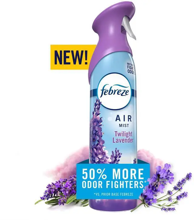 Main image of Air Mist Air Freshener Spray Twilight Lavender Scent 8.1oz, Natural Propellant, Long-Lasting Room Fragrance