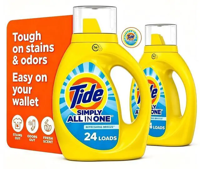 Main image of 16 Count Single Dose Laundry Detergent Pods, Deep Cleans & Prevents Color Fading, Effective in Cold Water