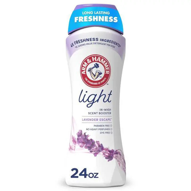 Alt view image 5 of 5 - Light In-Wash Laundry Scent Booster Crystals Lavender Escape 24 Oz, Dye & Paraben Free, Safe for HE & Standard Washers