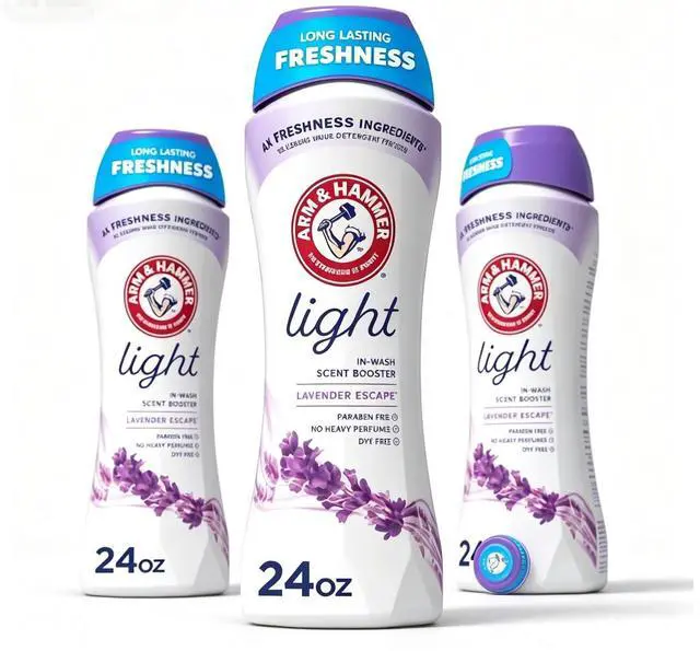 Main image of Light In-Wash Laundry Scent Booster Crystals Lavender Escape 24 Oz, Dye & Paraben Free, Safe for HE & Standard Washers